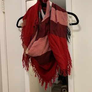 Authentic Burberry Scarf - Classic check in red